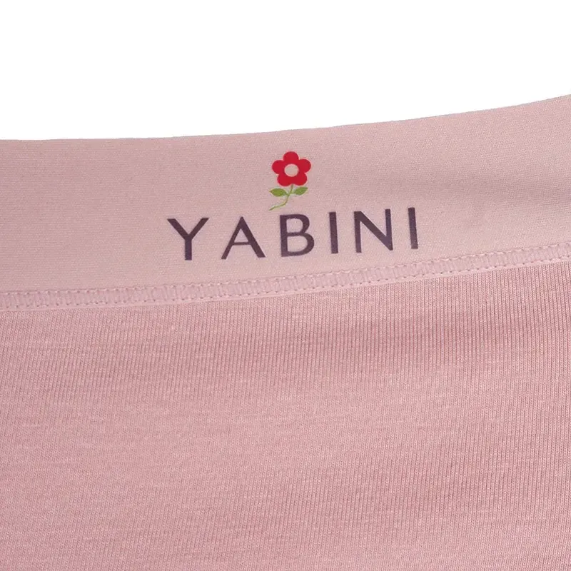 شورت زنانه اسلیپ کش لیزری طرح نوشته دار لاتین YABIN جنس نخ و پنبه فری سایز - تصویر 8
