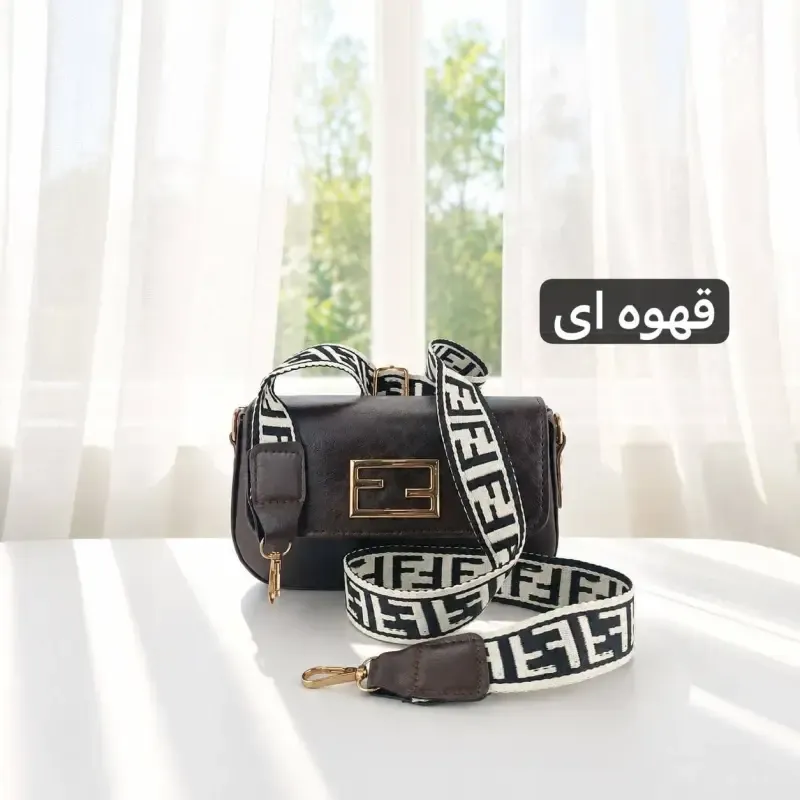 کیف پاسپورتی چرم مصنوعی زنانه روزمره بند بلند ابعاد 21 در 13 سانتی متر - تصویر 7