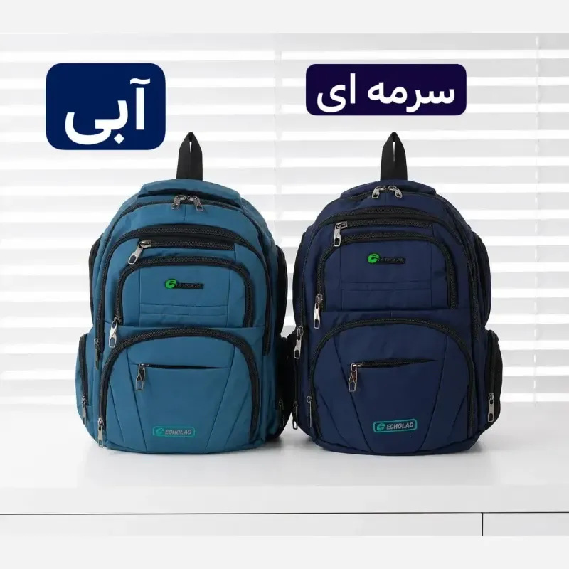 کوله پشتی برزنت اسپرت مناسب لپتاپ و مدرسه با ابعاد 50 در 40 سانتیمتر - تصویر 7