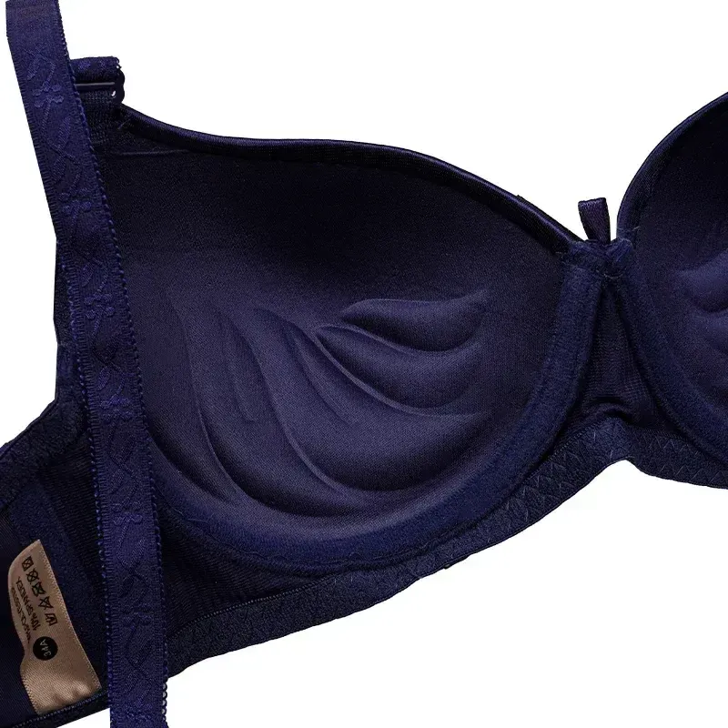 سوتین اسفنجی دخترانه فنردار طرح خال خالی بالا ساتن کاپ A - تصویر 8