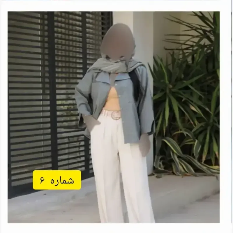 مانتو کتی زنانه کوتاه جنس شانتو صوفیا سایز بزرگ - تصویر 3