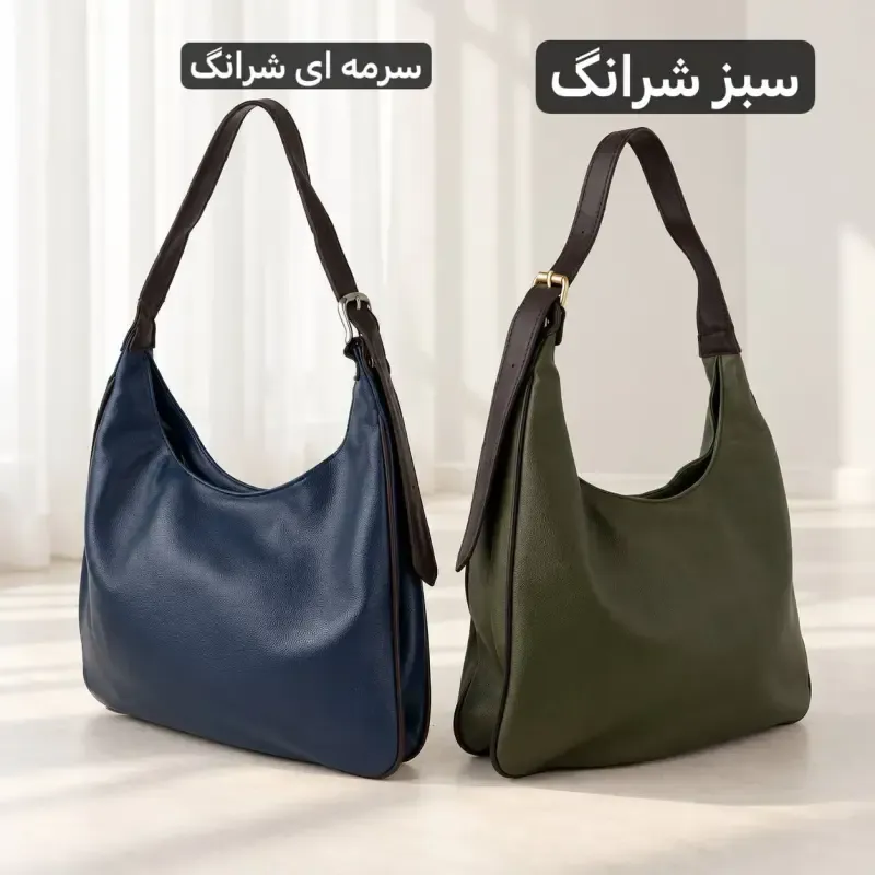 کیف زنانه روزمره و دانشگاهی چرم مصنوعی مدل مگنتی ابعاد 38 در 36 سانتیمتر - تصویر 7