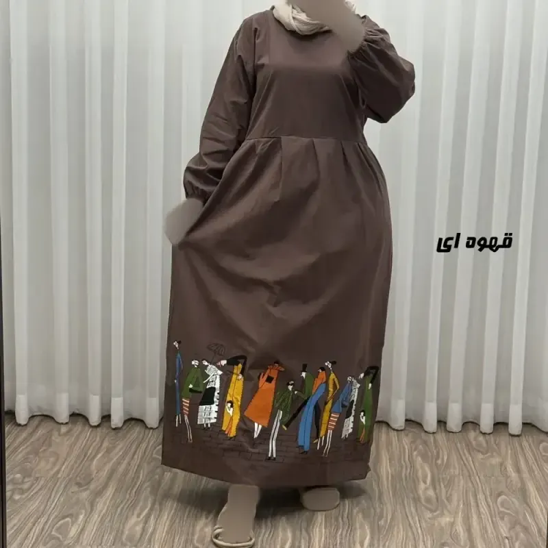 پیراهن ساحلی زنانه لینن فری سایز مدل کمرکش مناسب تا سایز 48 - تصویر 6