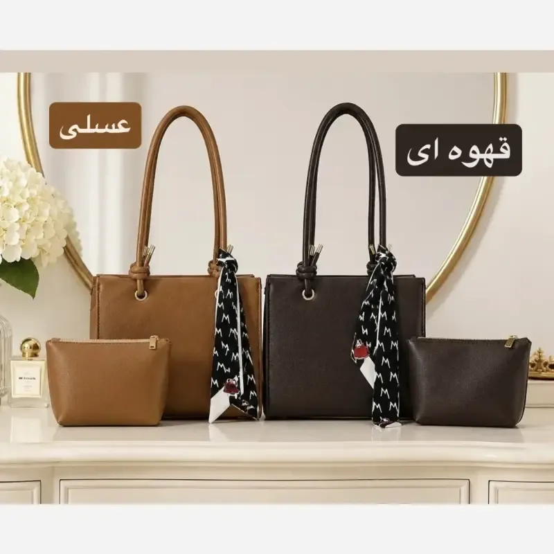 کیف زنانه چرم مصنوعی اسپرت روزمره بند بلند - تصویر 4