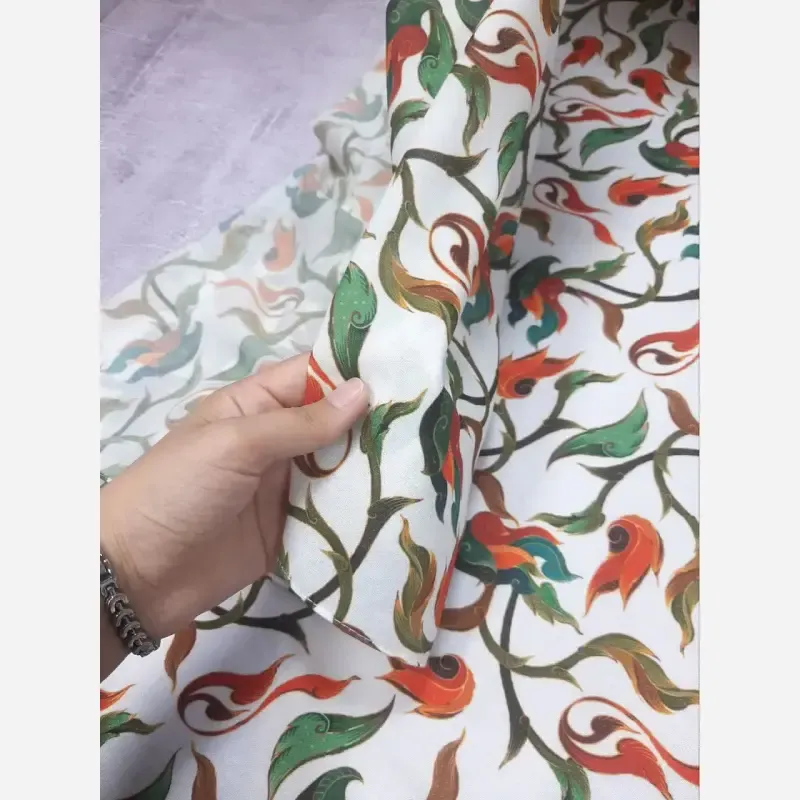 روسری نخ کاستوم طرح حنانه سایز 140 چرخ دوز - تصویر 6