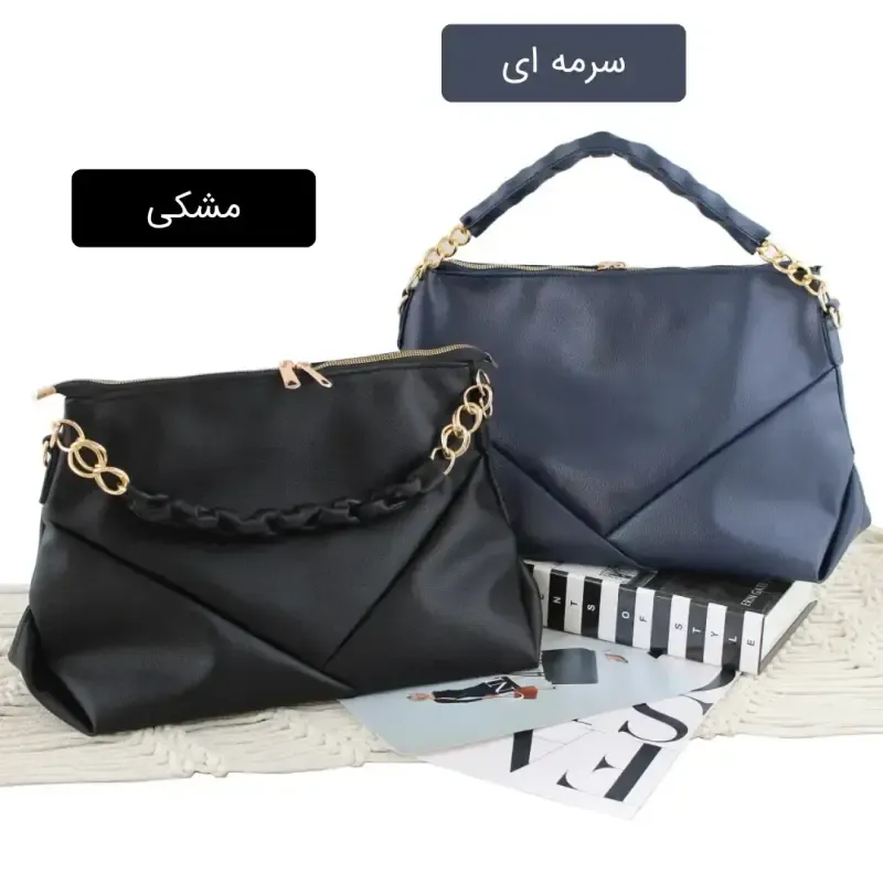 کیف زنانه چرم مصنوعی روزمره و رسمی بند بلند - تصویر 4