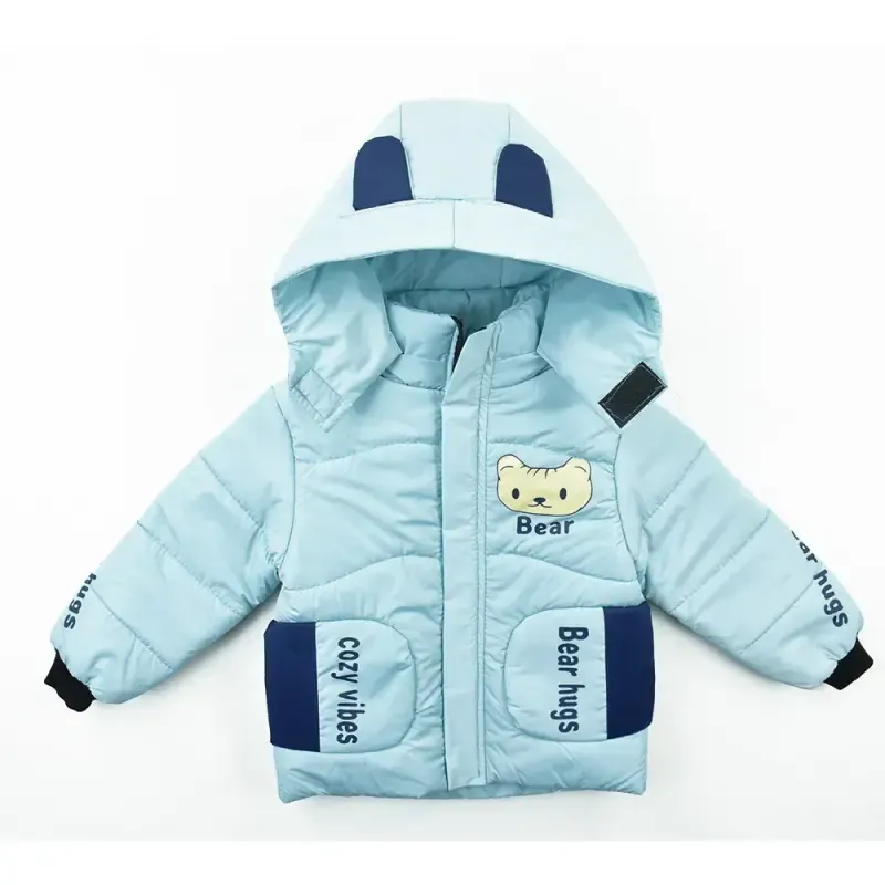 کاپشن پسرانه BEAR آبی - تصویر 2