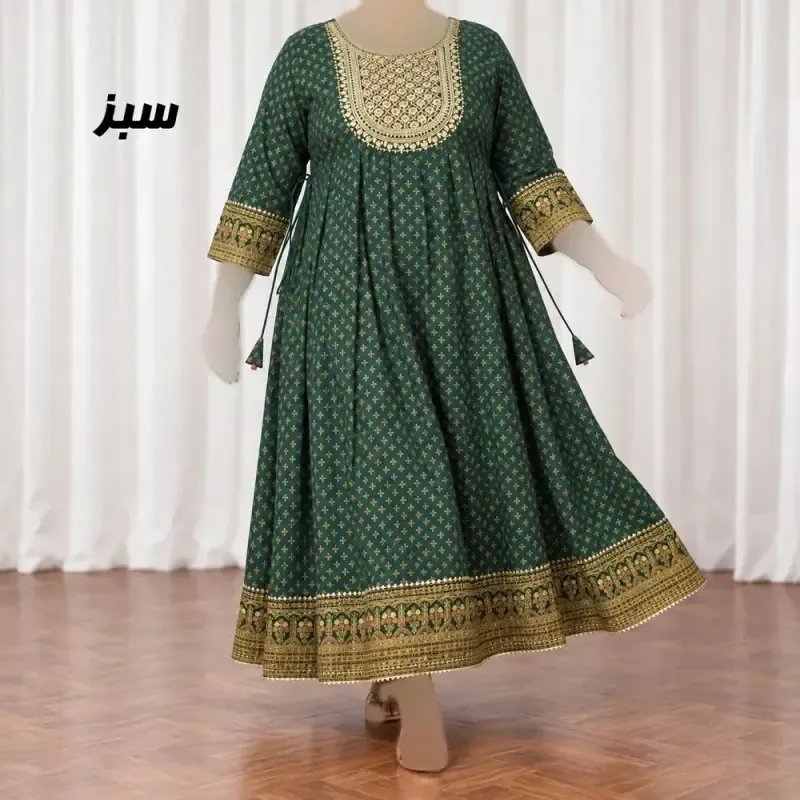 پیراهن ساحلی زنانه نخی مدل کورتای فری سایز مناسب تا 54 - تصویر 4