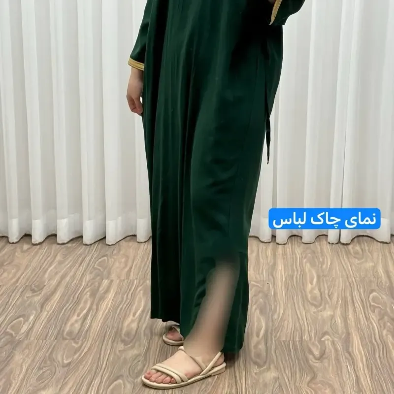 پیراهن ساحلی نخی شسته شده فری سایز زنانه تا سایز 52 کمربنددار بدون آبرفت و رنگ رفت - تصویر 16