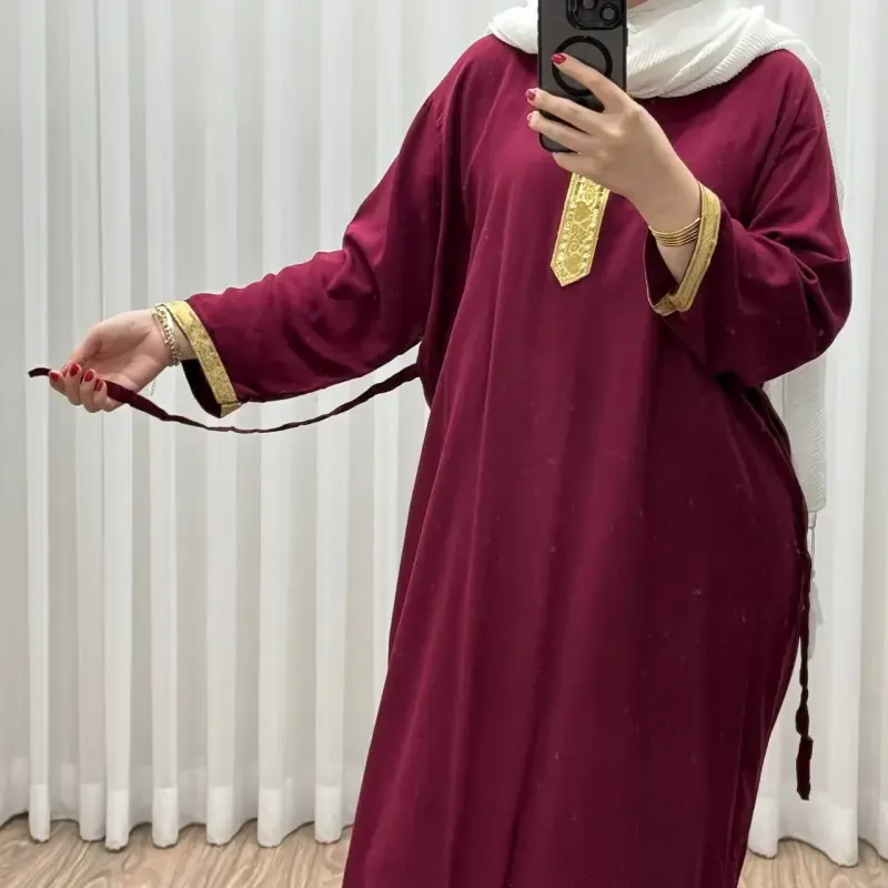 پیراهن ساحلی نخی شسته شده فری سایز زنانه تا سایز 52 کمربنددار بدون آبرفت و رنگ رفت - تصویر 21
