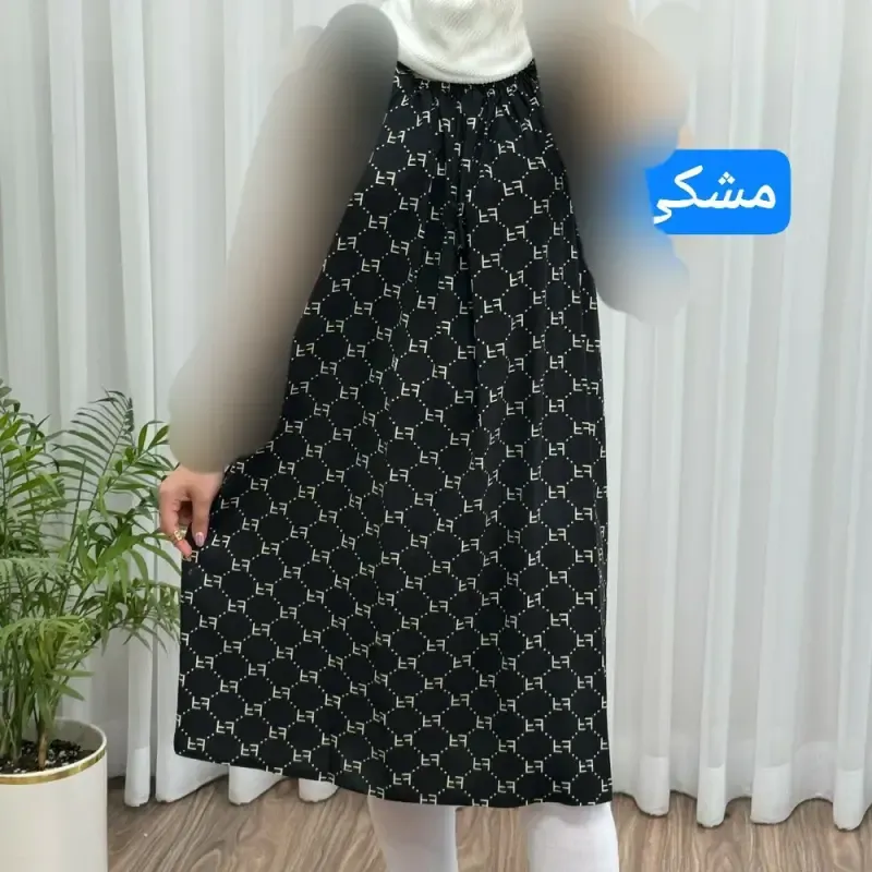 سارافون نخی زنانه فری سایز تا 56 چهارفصل تنخور شیک و راحت مناسب باردار و روزمره - تصویر 5