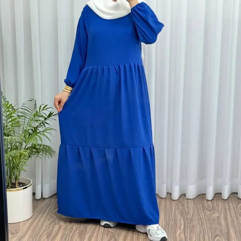 پیراهن ساحلی زنانه دریا مدل آیدا جنس ابروباد فری سایز مناسب تا سایز 48 قد 135 چروک نمیشود سایه نمیندازد - تصویر 8