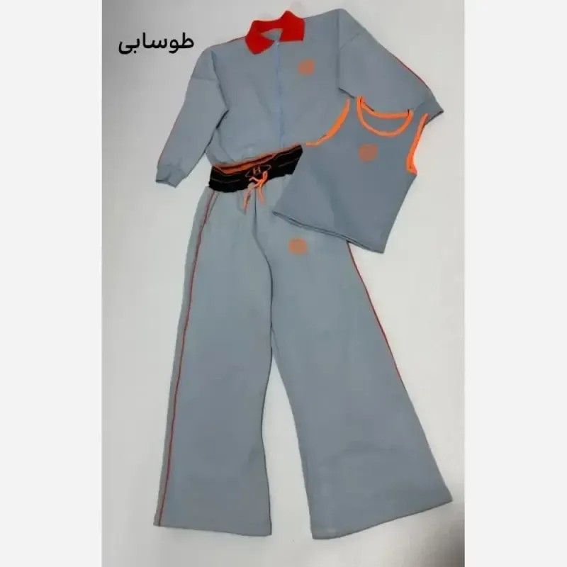 ست سه تیکه سویشرت شلوار و کراپ دورس داخل کرک هرمس - تصویر 11