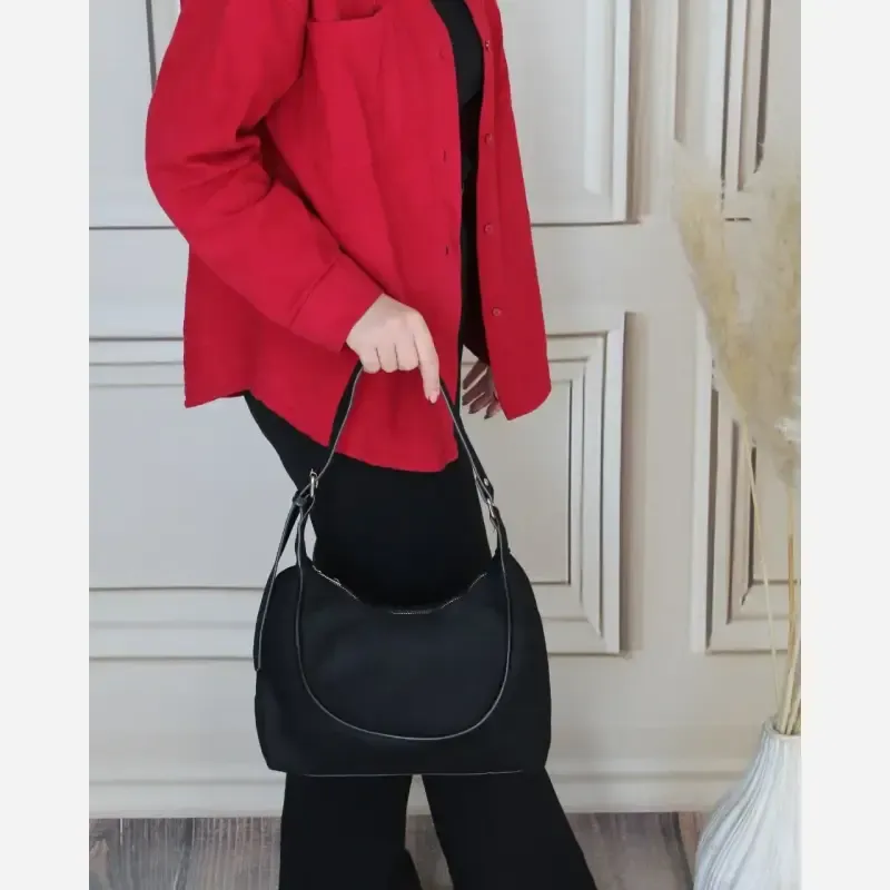 کیف زنانه پارچه ای اسپرت و روزمره زیپ دار - تصویر 3