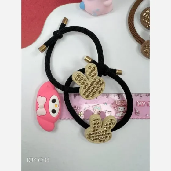 پک دو عددی کش مو دخترانه وارداتی طرحدار