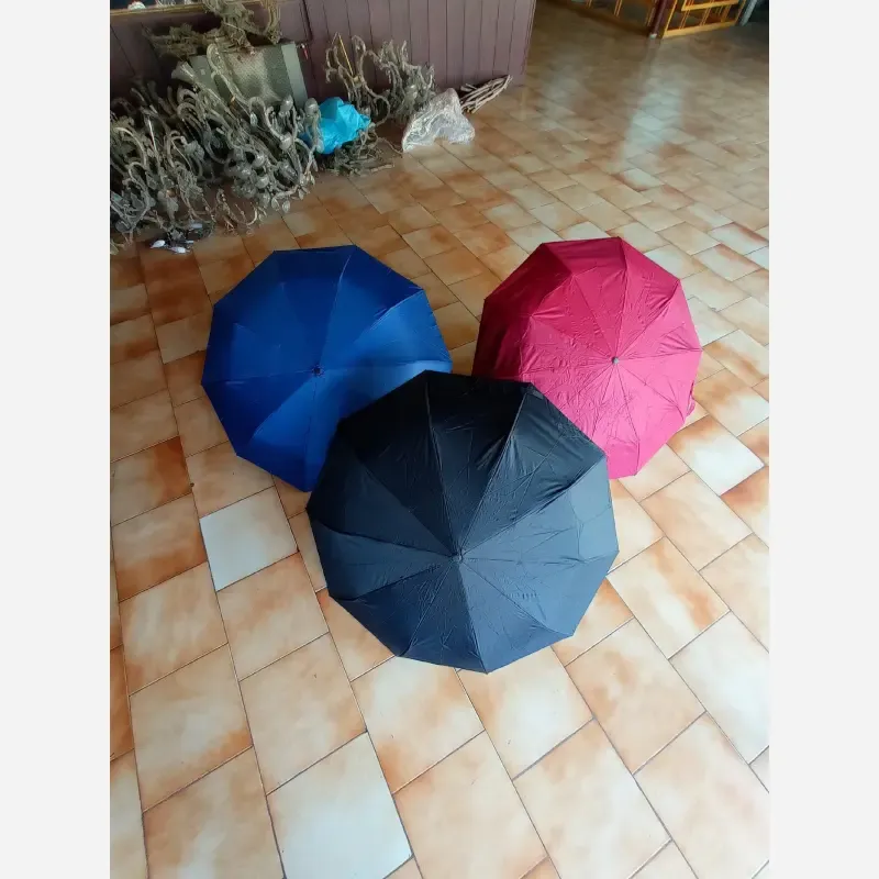 چتر اتوماتیک طوفان دسته چوب 10 فنر قواره بزرگ ضد باد دو نفره واترپروف آب گریز - تصویر 4