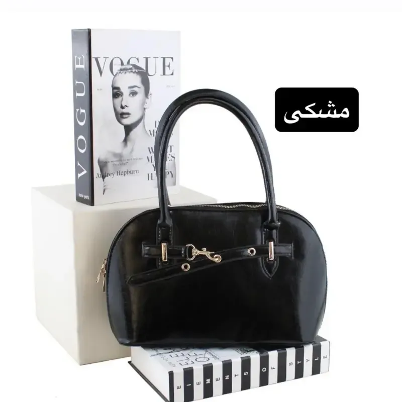 کیف زنانه چرم مصنوعی اسپرت و روزمره با سه بند - تصویر 5