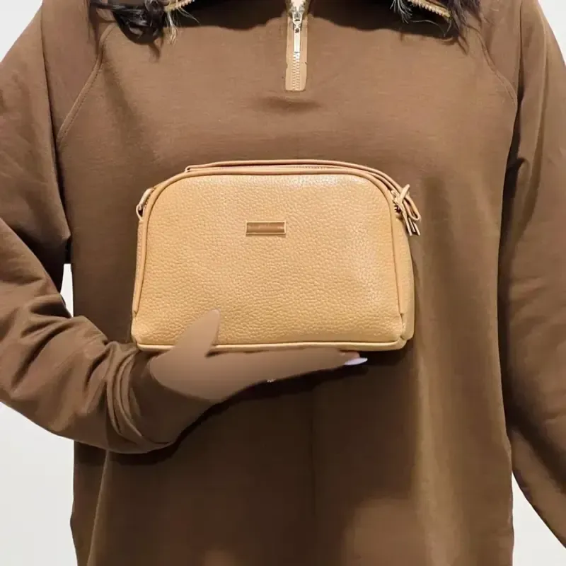 کیف دستی و دوشی زنانه شرانگ مغذی دوزی شده کد1390 - تصویر 3