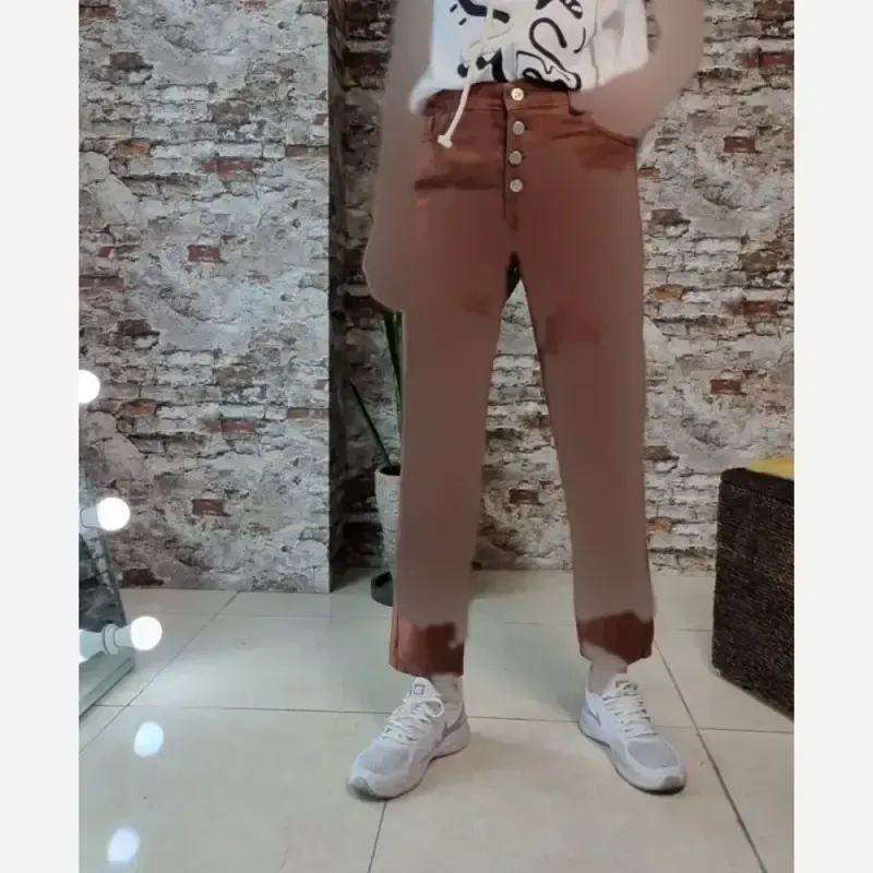 شلوار جین رنگی مام استایل ترک سایز 29 تا 31 - تصویر 8