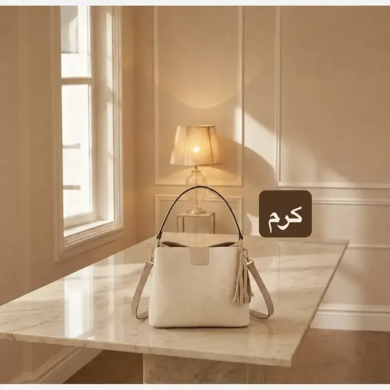 کیف زنانه اسپرت روزمره چرم مصنوعی مدل دو بند - تصویر 5