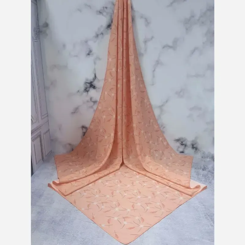روسری نخ کاستوم قواره دار 140 طرح تارا دور چرخ دوز - تصویر 11