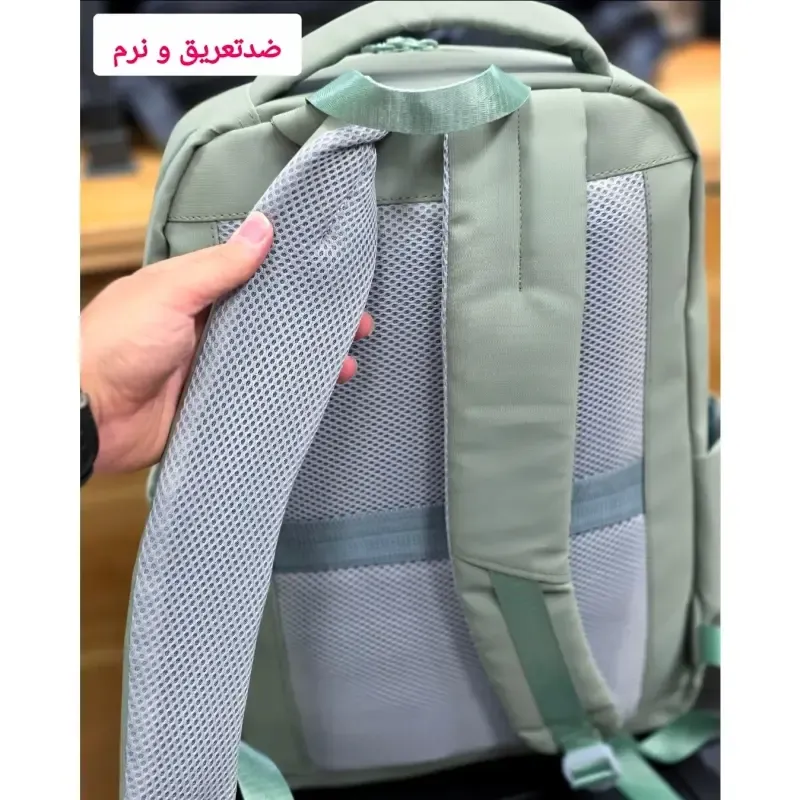 کوله پشتی پاستیلی اسپرت پریزیدنت وارداتی ضد خش جادار با محفظه لپ تاپ - تصویر 15
