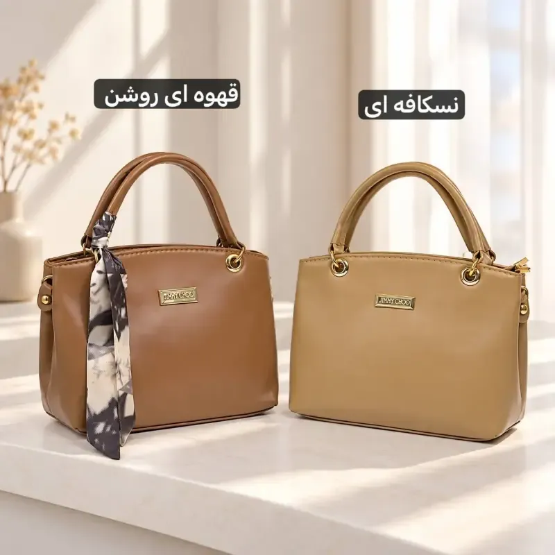 کیف زنانه روزمره چرم مصنوعی با بند بلند و سه جیب بیرونی ابعاد 26 در 19 سانتیمتر - تصویر 9