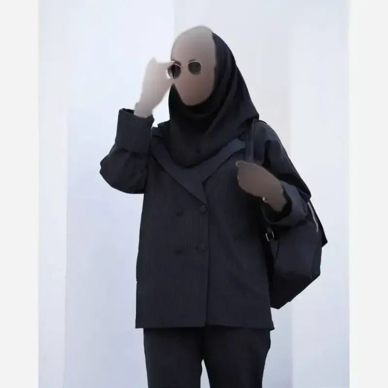 کت شلوار زنانه طرح دیپلمات جنس پرشیا رنگ بندی متنوع سایز 1 و 2 - تصویر 3