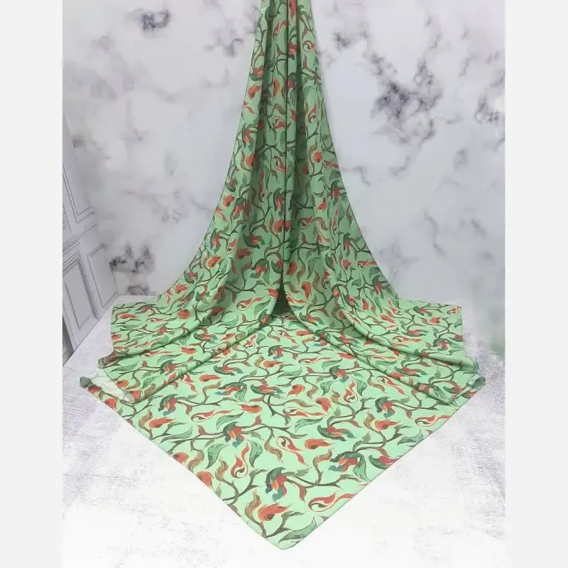 روسری نخ کاستوم طرح حنانه سایز 140 چرخ دوز - تصویر 14