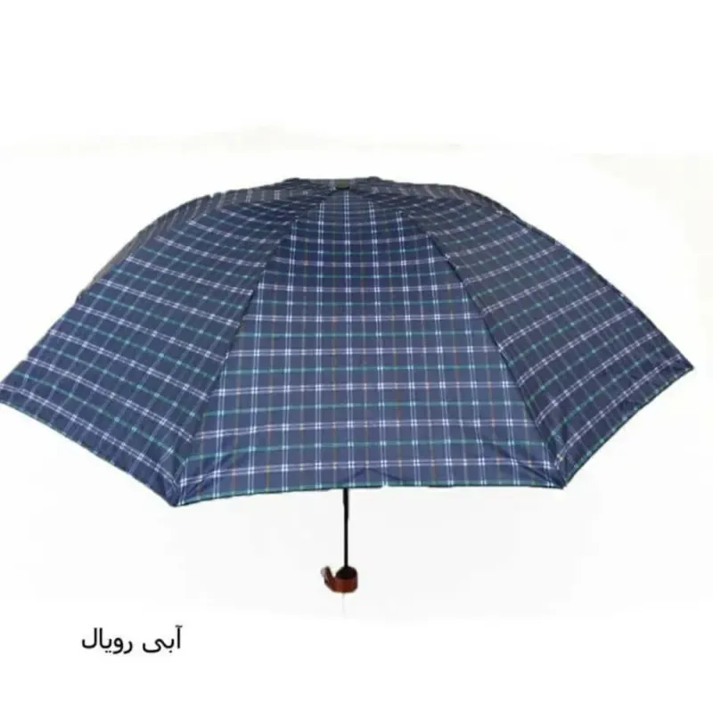 چتر چهار خانه تاشو ضد باد سبک و کمجا پارچه ضد آب مناسب باران و آفتاب زنانه و مردانه - تصویر 13