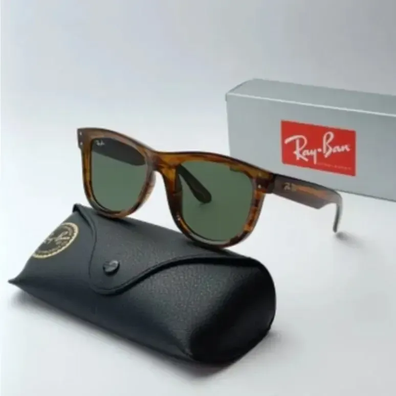 عینک آفتابی ری بن مدل ویفرر ریورس Ray-Ban RBR0502S با فریم کائوچویی و محافظت UV400 - تصویر 5
