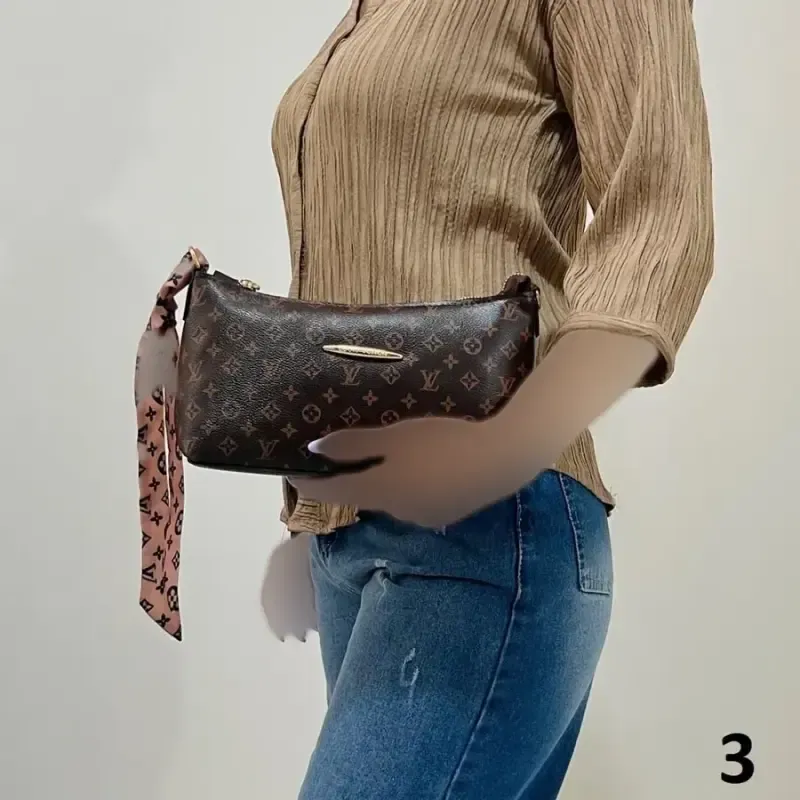 کیف دستی دوشی زنانه طرح دار کد 1419 جنس چرم مصنوعی - تصویر 3