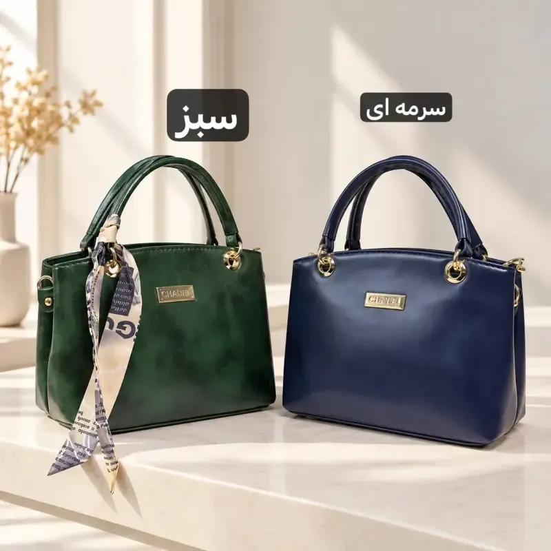 کیف زنانه روزمره چرم مصنوعی با بند بلند و سه جیب بیرونی ابعاد 26 در 19 سانتیمتر - تصویر 8