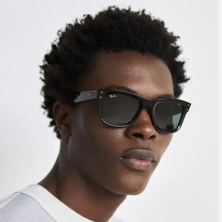 عینک آفتابی ری بن مدل ویفرر ریورس Ray-Ban RBR0502S با فریم کائوچویی و محافظت UV400 - تصویر 14
