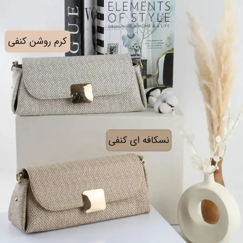 کیف پاسپورتی چرم مصنوعی زیپ و مگنت 30x14x9 سانتیمتر - تصویر 2