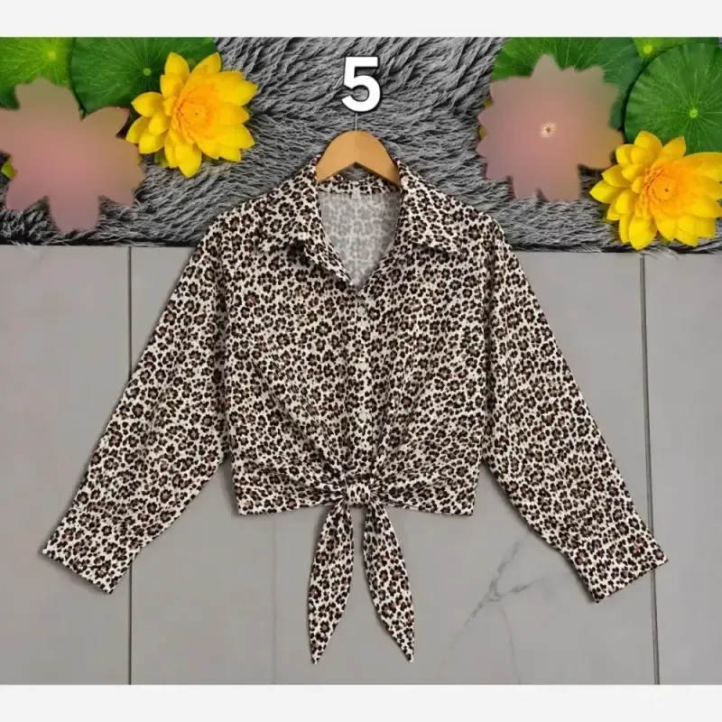 شومیز گره ای جنس الیزه درجه یک مناسب سایز 38 تا 50 - تصویر 9