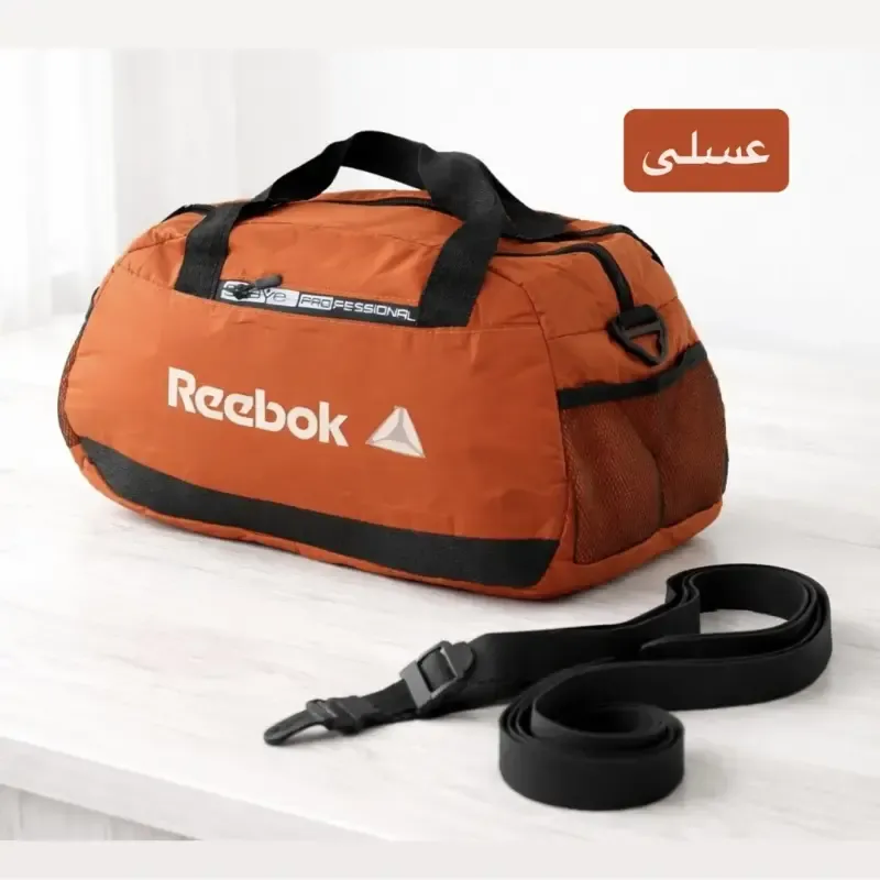 ساک ورزشی پارچه ای ابعاد 45 در 25 در 15 سانتیمتر با بند بلند و زیپ - تصویر 4