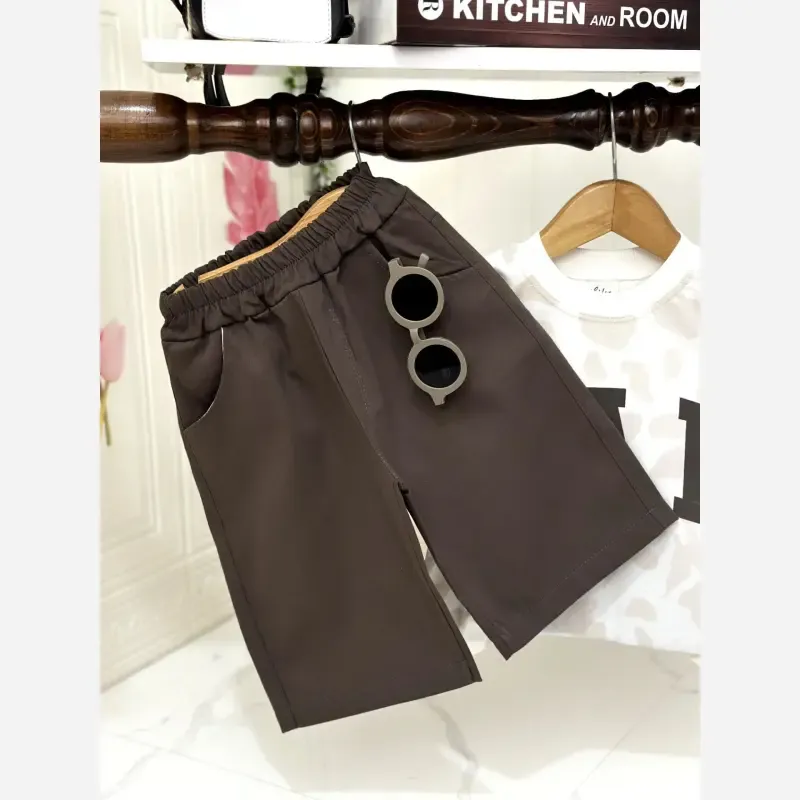 ست تیشرت و شلوارک دخترانه GAP نخ پنبه و کتان مناسب 2 تا 8 سال - تصویر 7