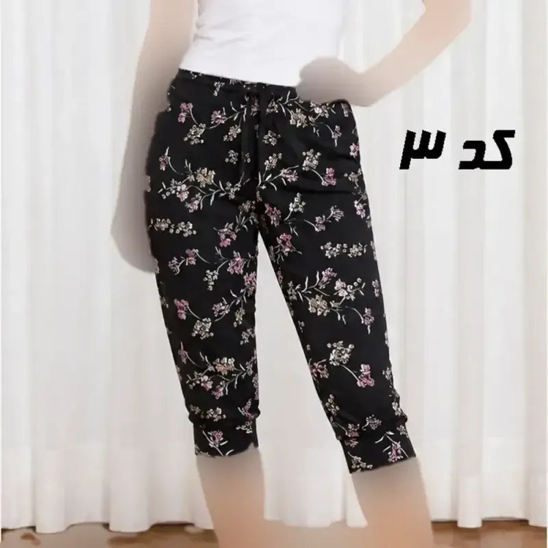 شلوارک دخترانه و زنانه وارداتی طرحدار پنبهای سایز M تا XL - تصویر 4