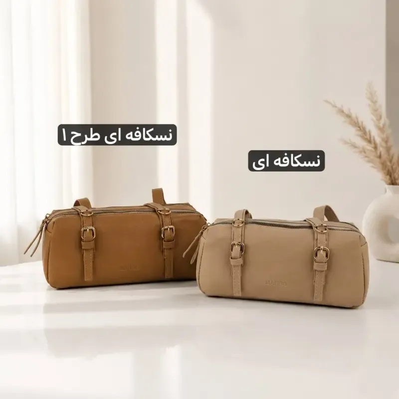 کیف زنانه چرم مصنوعی روزمره ابعاد 28 در 12 سانتیمتر - تصویر 6