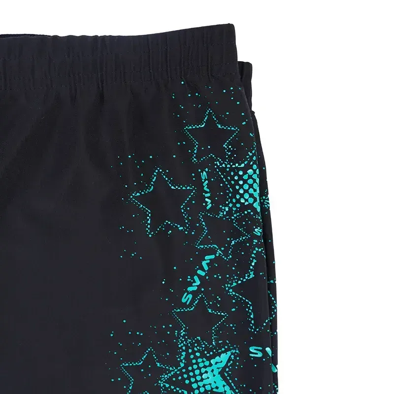 مایو مردانه پادار طرح ستاره و swim جنس استرج فری سایز - تصویر 5