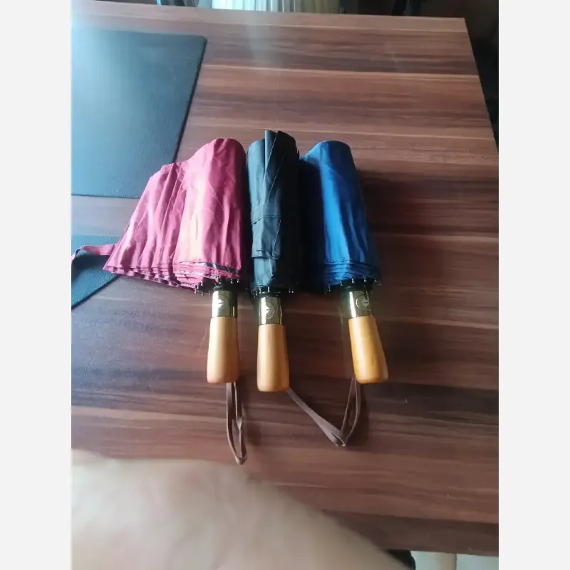 چتر اتوماتیک طوفان دسته چوب 10 فنر قواره بزرگ ضد باد دو نفره واترپروف آب گریز - تصویر 6