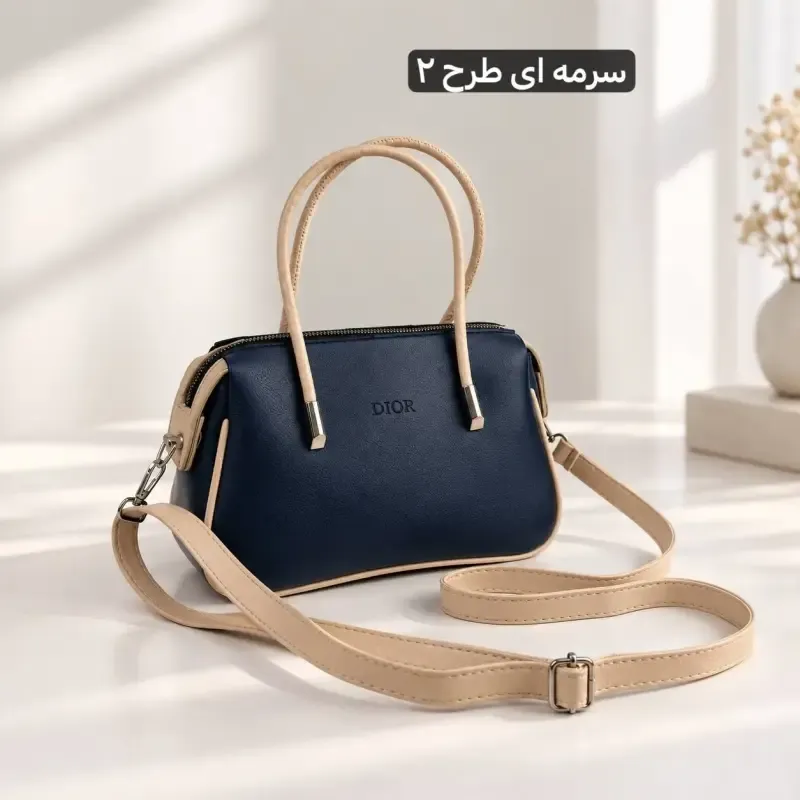 کیف زنانه روزمره چرم مصنوعی ابعاد 25 در 17 سانتیمتر - تصویر 8