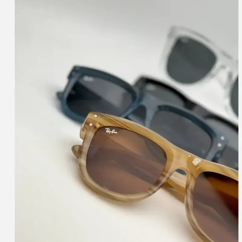 عینک آفتابی ری بن مدل ویفرر ریورس Ray-Ban RBR0502S با فریم کائوچویی و محافظت UV400 - تصویر 18