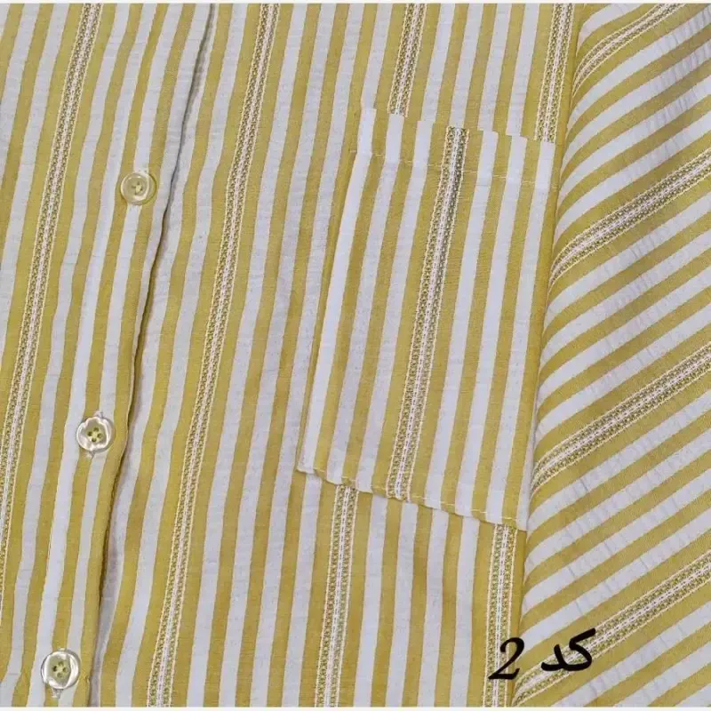 شومیز باکسی راه راه لینن وارداتی فری سایز لعیا - تصویر 26