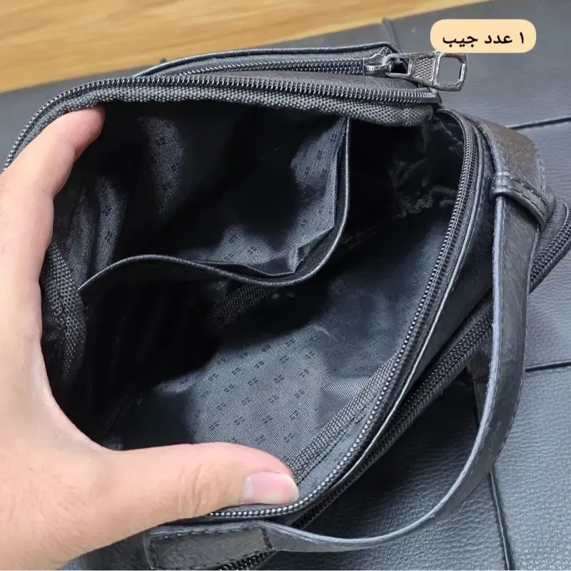 کیف دستی مردانه شوزبگ چرم سوگو خارجی ضد خش - تصویر 6