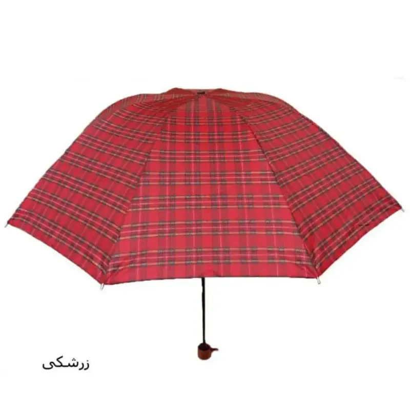 چتر چهار خانه تاشو ضد باد سبک و کمجا پارچه ضد آب مناسب باران و آفتاب زنانه و مردانه - تصویر 11
