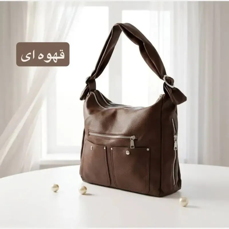 کیف زنانه دخترانه چرم مصنوعی روزمره مدرسه دانشگاه - تصویر 6