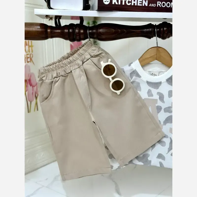 ست تیشرت و شلوارک دخترانه GAP نخ پنبه و کتان مناسب 2 تا 8 سال - تصویر 9