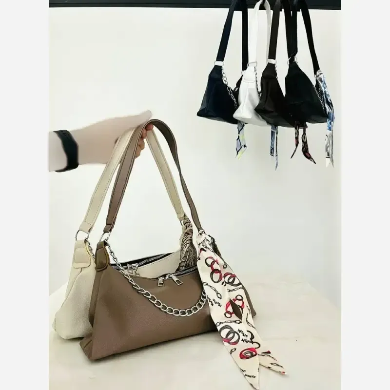 کیف کژوال شال دار رنگبندی کامل - تصویر 5